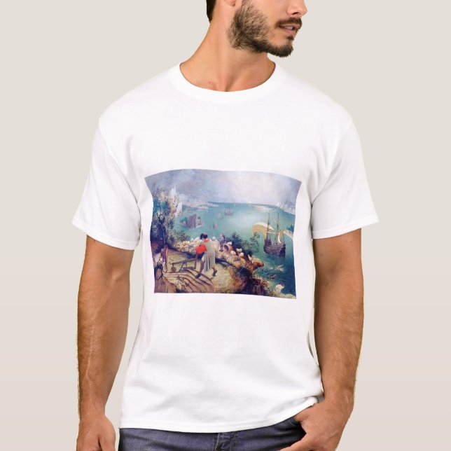Camiseta Paisagem com queda de Ícaro, Pieter Bruegel (Frente)