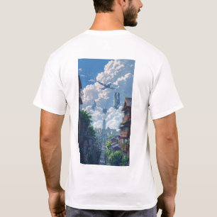 Camiseta Paisagem com um avião Solteiro - Urban Wanderlus