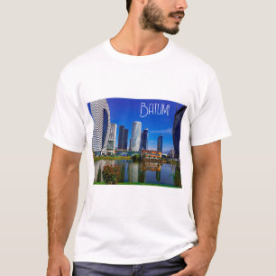 Camiseta Paisagem da Arquitetura do Batumi Georgia