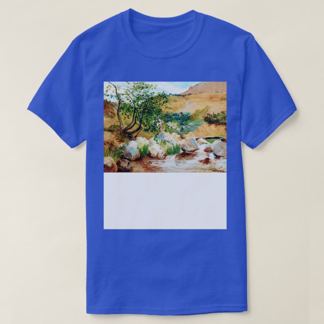 Camiseta Paisagem da Espanha de Sierra Nevada por Hugo Birg (Frente do Design)