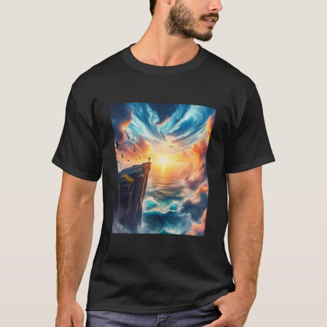 Camiseta Paisagem da Floresta Natureza (Frente)