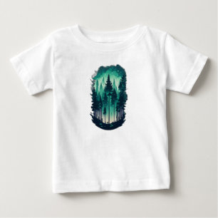 Camiseta Paisagem da Floresta Pinha