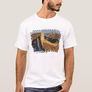 Camiseta Paisagem da Grande Muralha ao pôr do sol, China