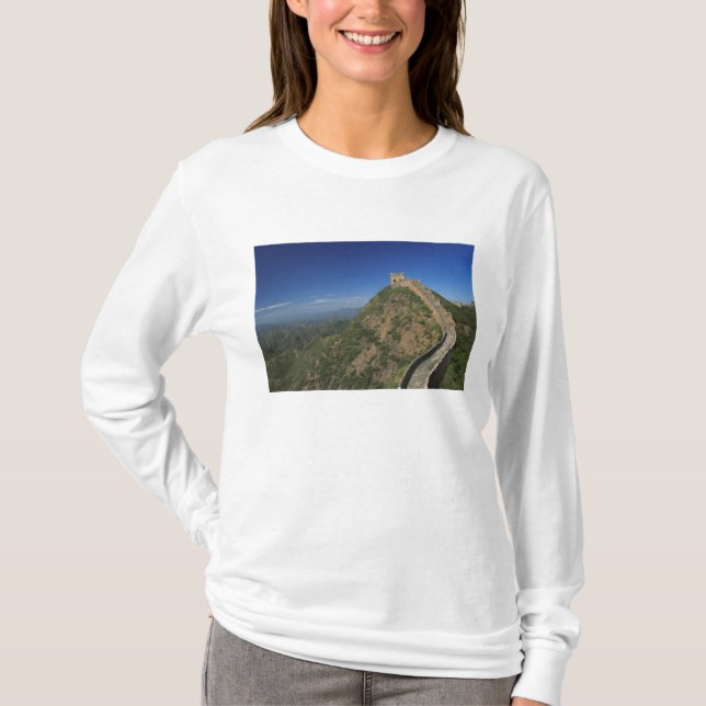 Camiseta Paisagem da Grande Muralha, China (Frente)