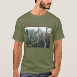 Camiseta Paisagem de Árvore Selvagem da Floresta Tropical d