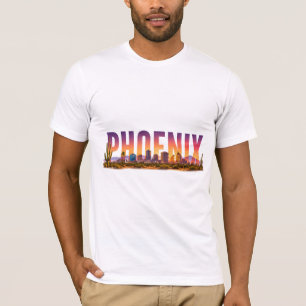 Camiseta Paisagem de cacto do Phoenix Arizona