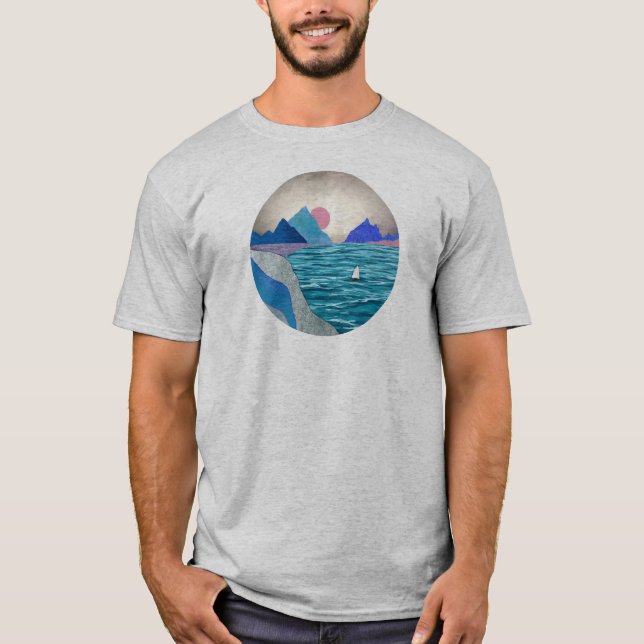 Camiseta Paisagem de Cave-vela (Frente)