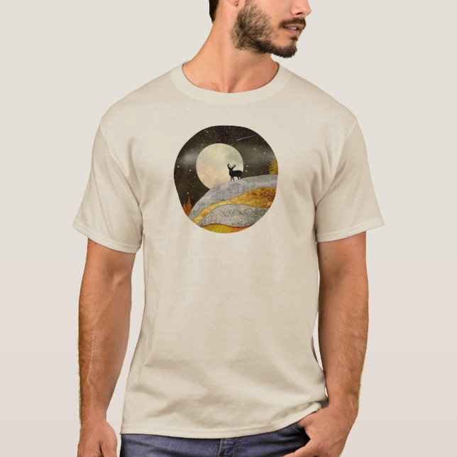 Camiseta Paisagem de Deer Moon (Frente)