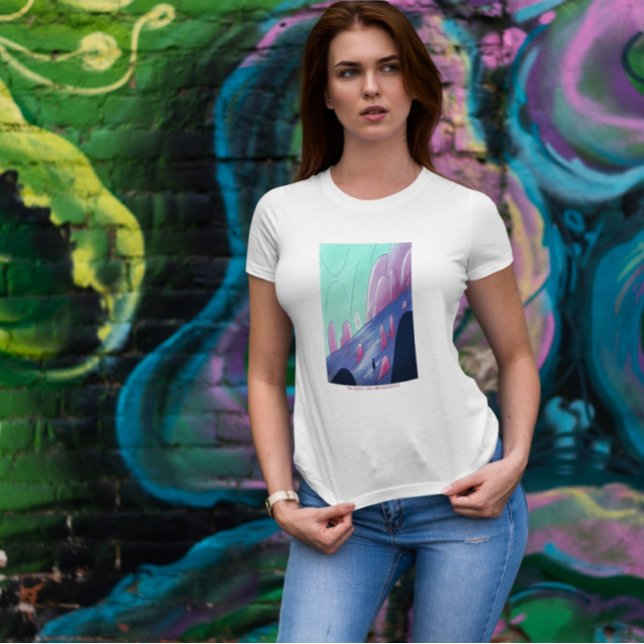 Camiseta Paisagem de Fantasia Diamond (Criador carregado)