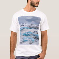 Paisagem de gelo glaciar, Islândia