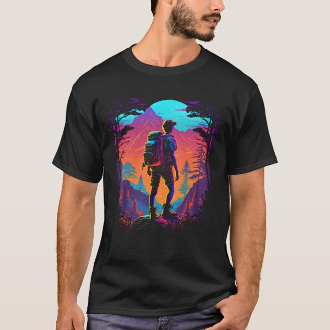 Camiseta Paisagem de Hiperligação (Frente)