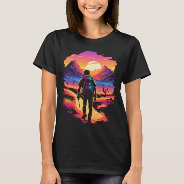 Camiseta Paisagem de Hiperligação (Frente)