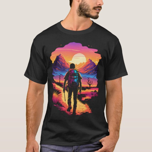 Camiseta Paisagem de Hiperligação (Frente)