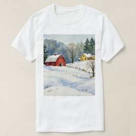 Camiseta Paisagem de inverno