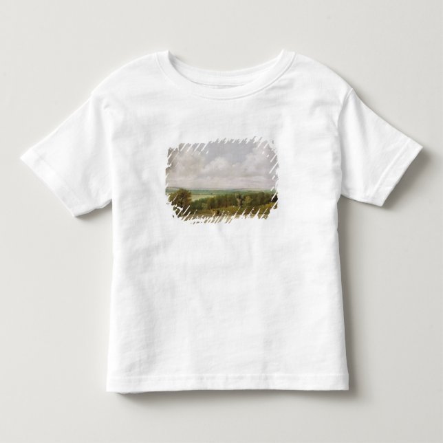 Camiseta Paisagem de John Constable |: Cena Ploughing em (Frente)