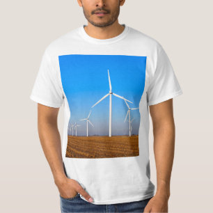 Camiseta Paisagem de Moinho de Vento