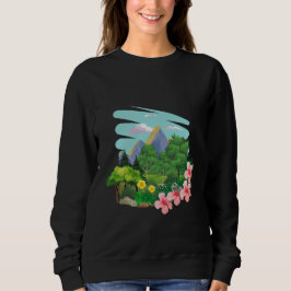 Camiseta Paisagem de Montanha Tropical