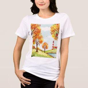 Camiseta Paisagem de outono