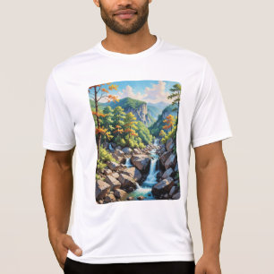 Camiseta Paisagem de Serene Mountain