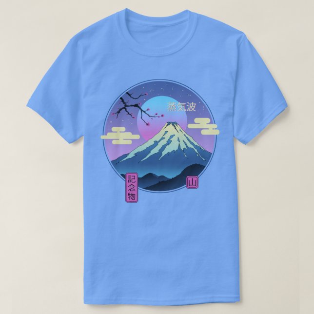 Camiseta Paisagem de Vapor (Frente do Design)