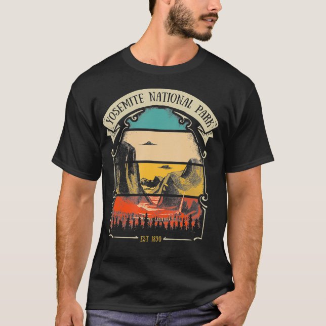 Camiseta Paisagem de Vista do Túnel Retroativo do Parque Na (Frente)