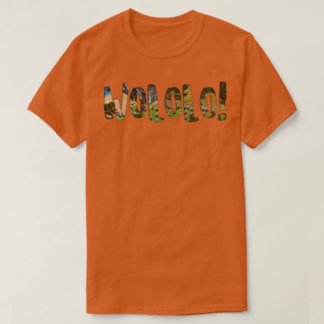 Camiseta Paisagem de WOLOLO da Idade dos Impérios (Frente do Design)