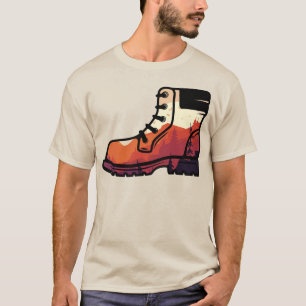 Camiseta Paisagem do Calçado de Rota Retroativa - Selvagem