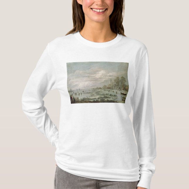 Camiseta Paisagem do inverno (Frente)