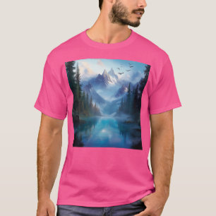 Camiseta Paisagem Do Lago E Das Montanhas Ativa