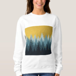 Camiseta Paisagem do Ouro das Árvores Florestais