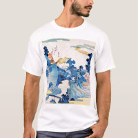 Paisagem do Sol Japonês, Kuniyoshi, Ukiyo-e