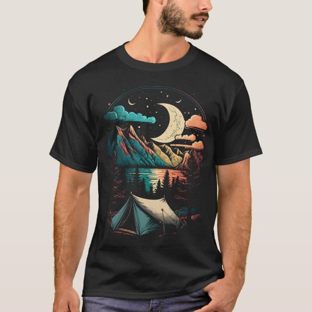 Camiseta Paisagem dos Campos de Montanha (Frente)