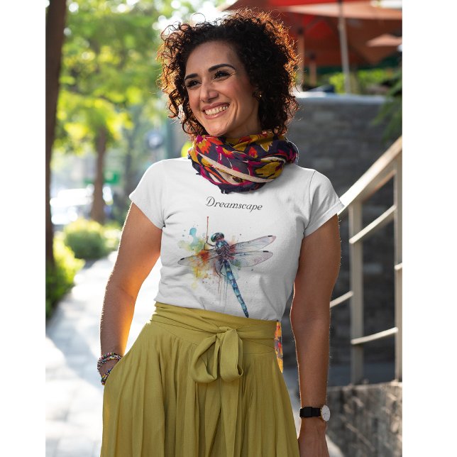 Camiseta Paisagem dos Sonhos da Libélula, personalizado (Criador carregado)