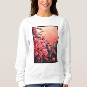 Camiseta Paisagem florescente de cereja