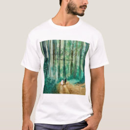 Camiseta Paisagem florestal natural