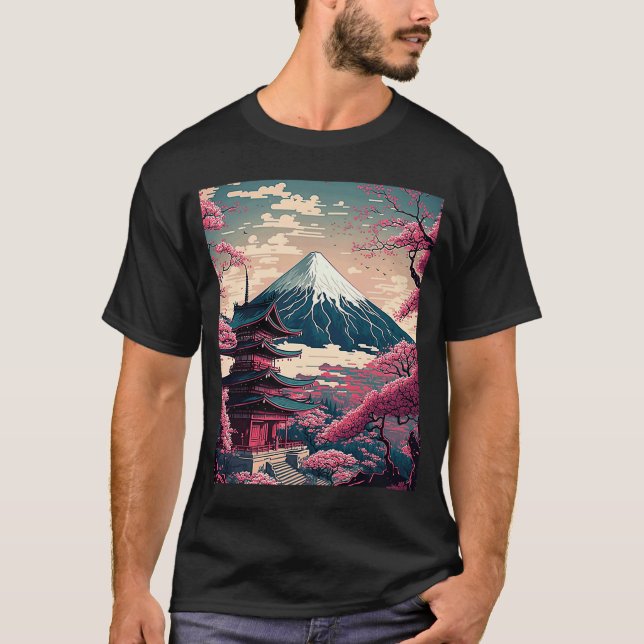 Camiseta Paisagem Fujisan 1 (Frente)