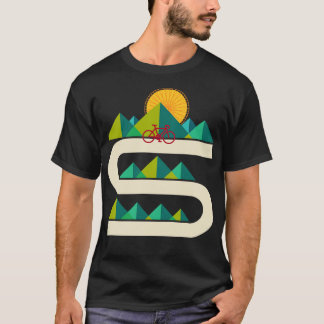 Camiseta Paisagem Geométrica da Bike