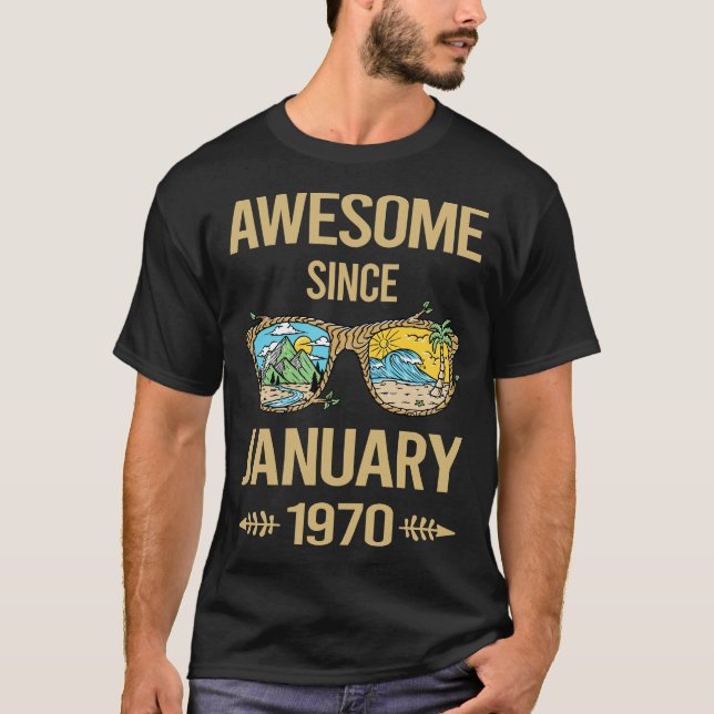 Camiseta Paisagem - Janeiro de 1970 (Frente)