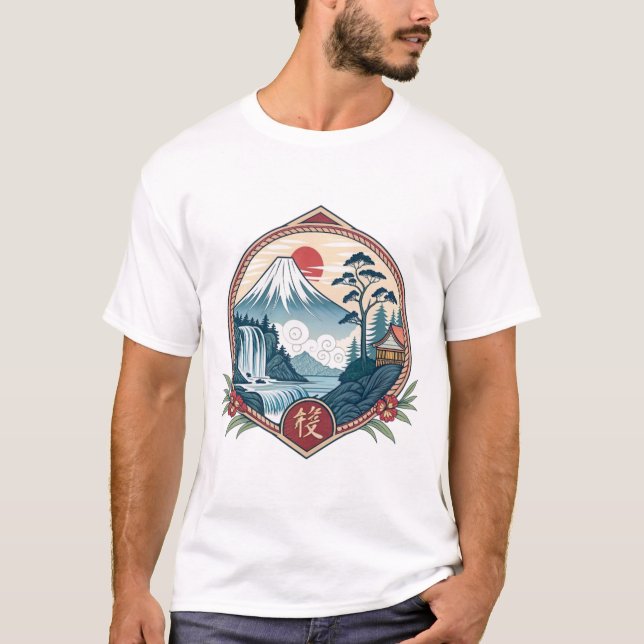 CAMISETA PAISAGEM JAPONESA (Frente)