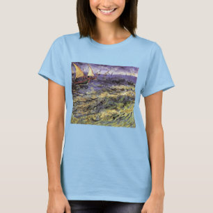 Camiseta Paisagem marinha em Saintes Maries por Vincent van