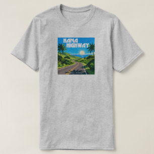 Camiseta Paisagem Maui Hawaii na autoestrada Hana