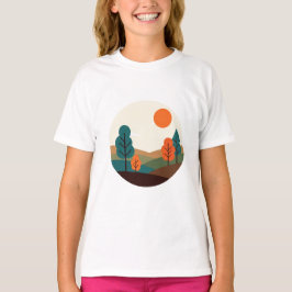 Camiseta Paisagem minimalista