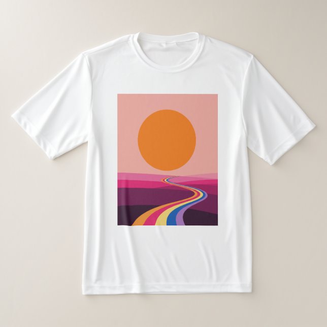 Camiseta Paisagem minimalista (Postura )