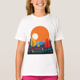 Camiseta Paisagem minimalista