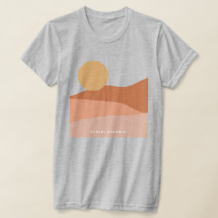 Camiseta Paisagem Minimalista do Deserto Dreamin