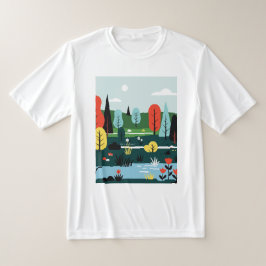 Camiseta Paisagem minimalista na natureza