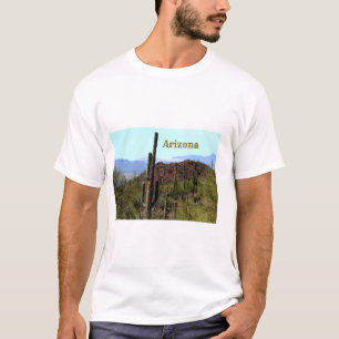 Camiseta Paisagem montanhosa de Saguaro Tucson Arizona Cami