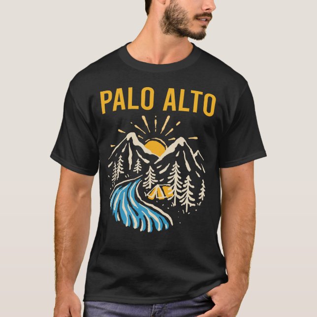 Camiseta Paisagem natural Palo Alto (Frente)