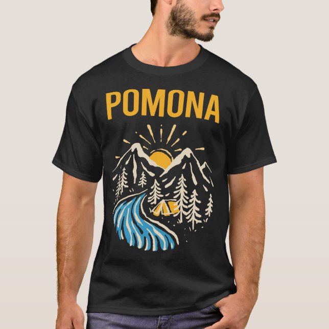 Camiseta Paisagem natural Pomona (Frente)