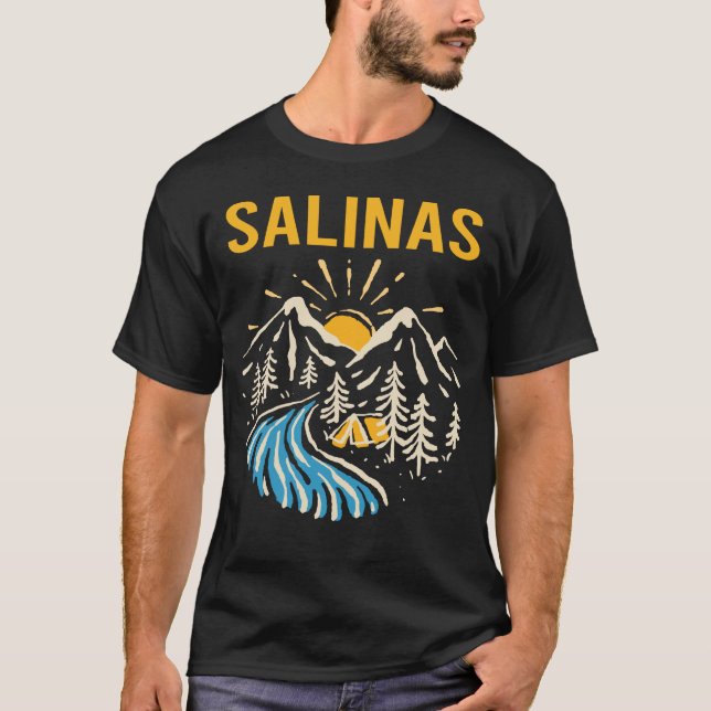 Camiseta Paisagem natural Salinas (Frente)